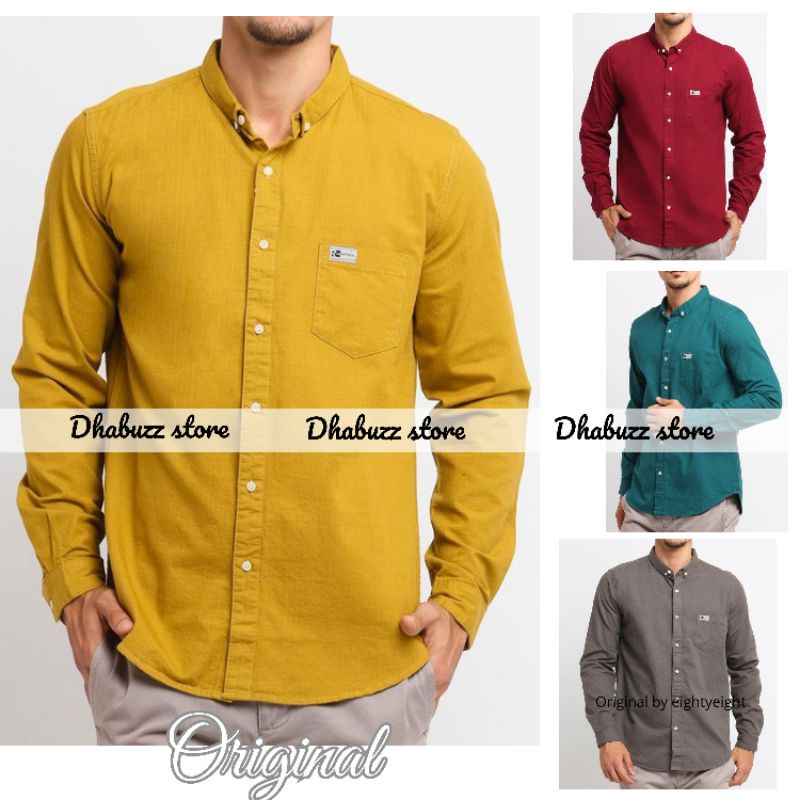 BAJU KEMEJA KERJA KERAH CASUAL FORMAL PRIA LENGAN PANJANG ORIGINAL TERBARU CONCEPT