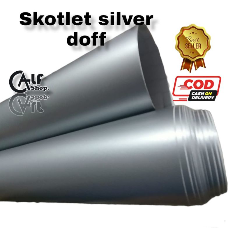 skotlet silver doff matte  goodfix, ½ meter. skotlet motor mobil