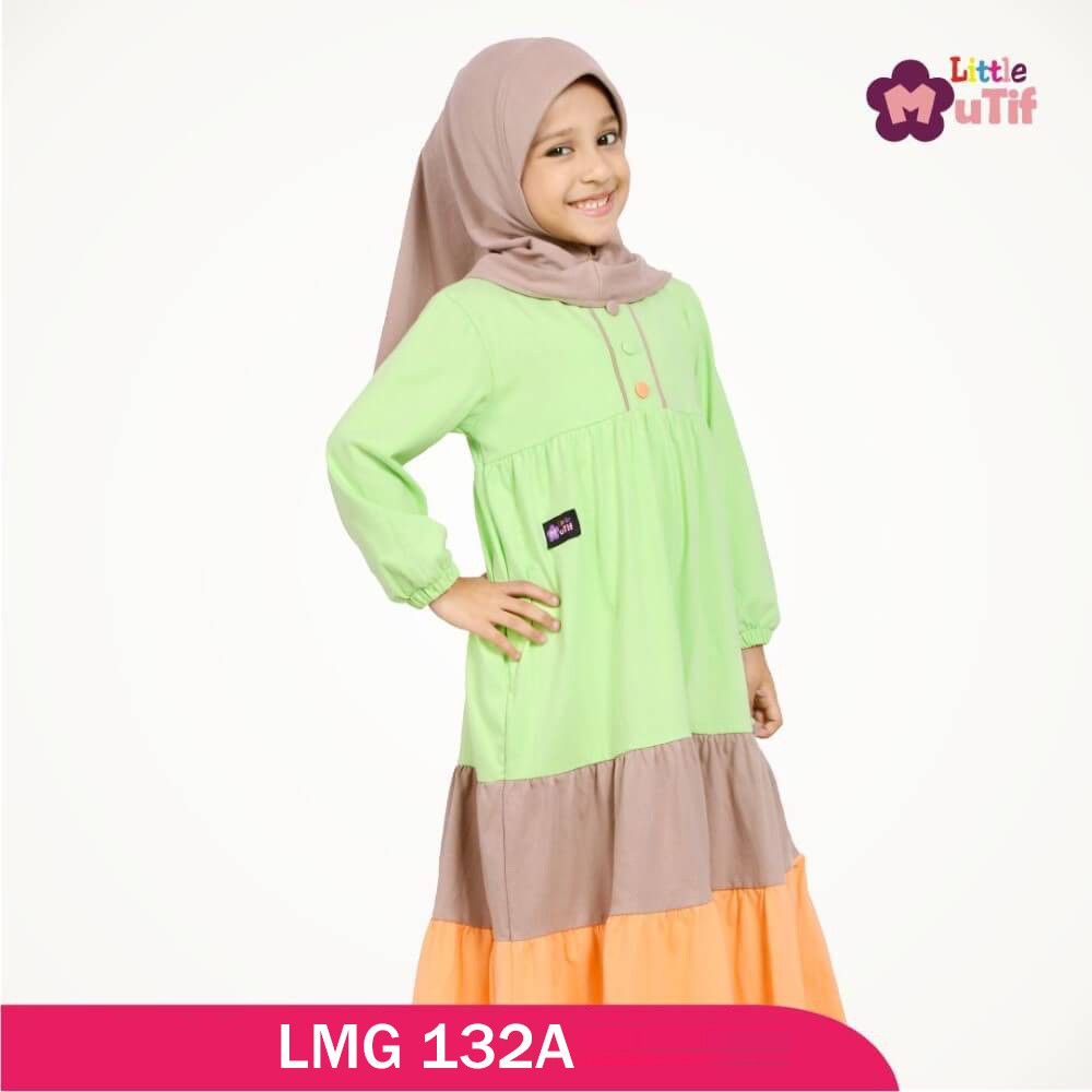 Baju Muslim Anak Little Mutif - Baju Gamis Anak - Busana Muslim Anak Perempuan