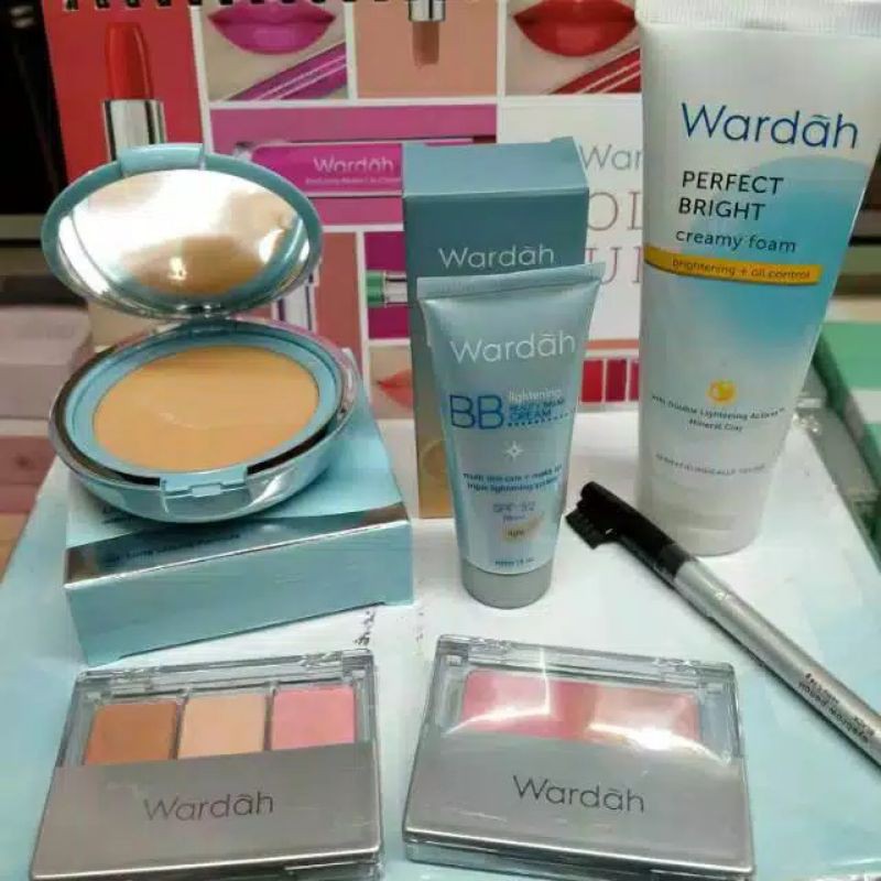 wardah paket makeup/wardah paket lengkap/wardah paket economis
