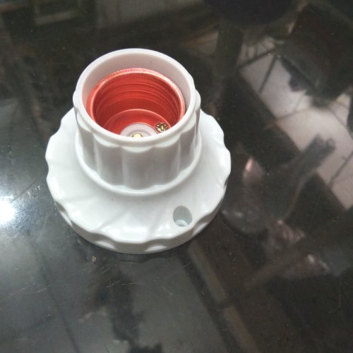 Fitting Lampu Plafon Tempel Bulat Meite Putih