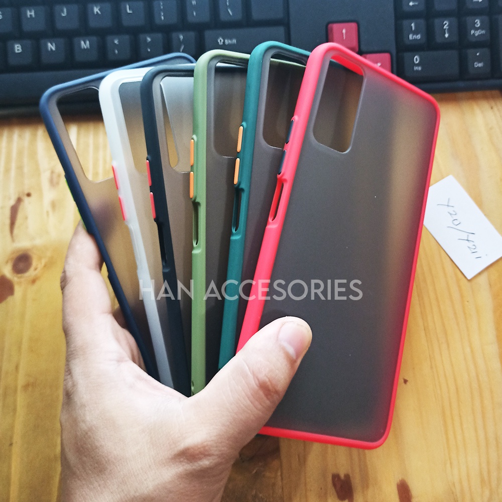 (PAKET HEMAT) Case Fuze Dove + Temperred Glass VIVO Y12/Y15/Y17/Y19/Y20/Y20i/Y30/Y50/Y91/Y93/Y95/Y91C Hardcase / Matte Colour / Case Candy