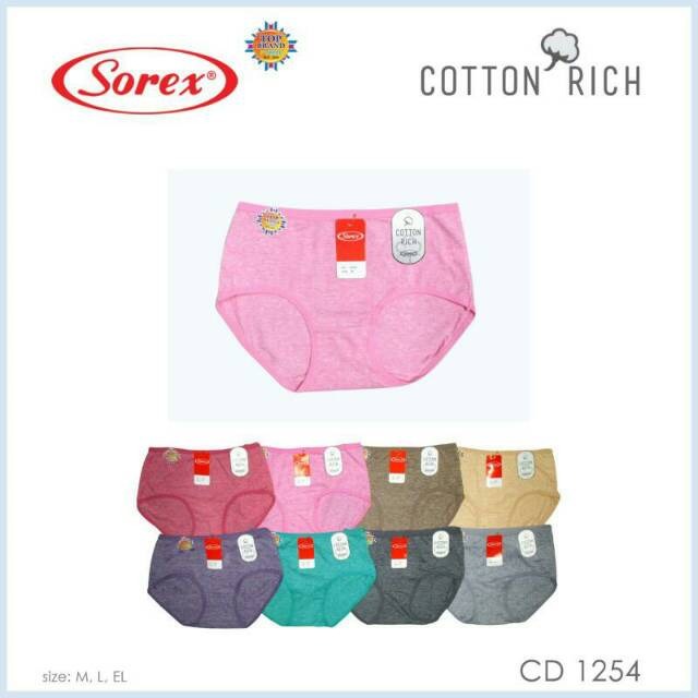 KL | CELANA DALAM SOREX COTTON RICH SUPER LEMBUT ART 1253 &amp; 1254