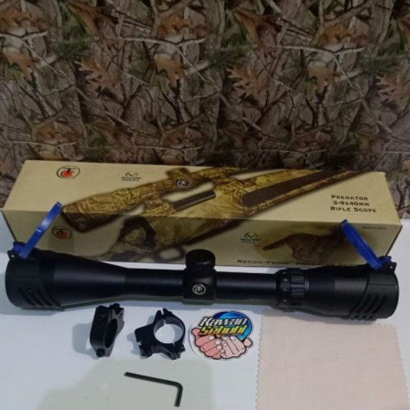Teleskop senapan angin reticle HK Thomson Predator Telescope 3-9x40