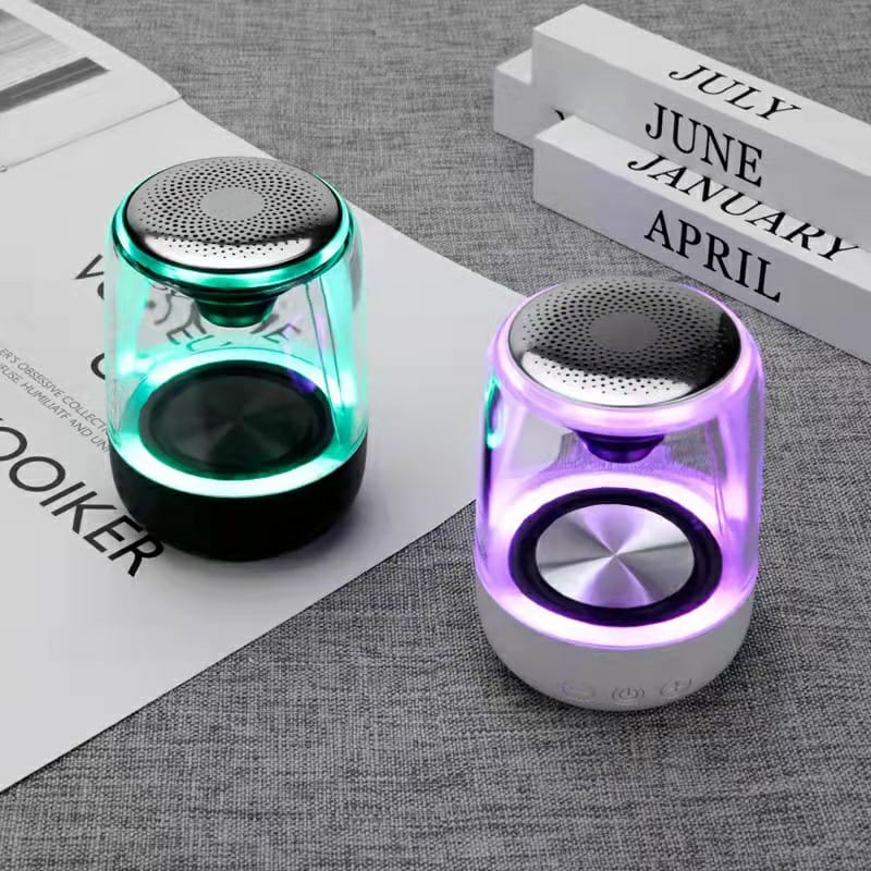 Speaker Mini Bluetooth Portable dan Lampu 7 Warna Waterproof GS03