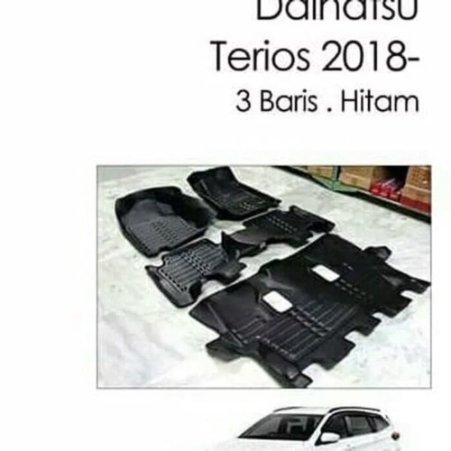 Unik Karpet 5D mobil new terios 2018 Limited