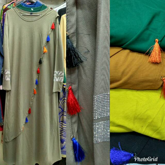 Gamis Bahan Kaos