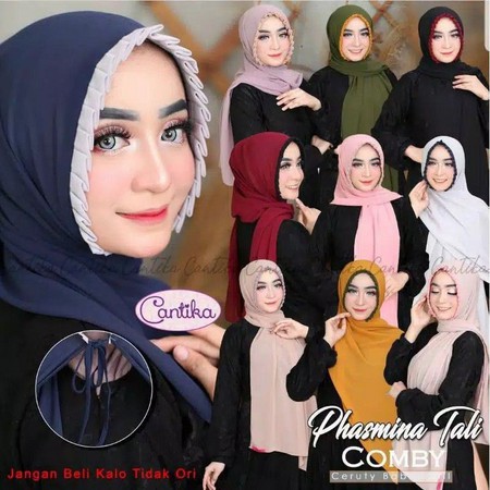 CANTIKA PASHMINA LIPIT KCB COMBY DIAMOND