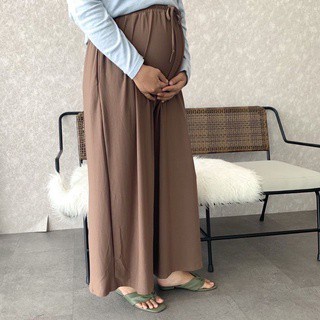 Kulot Jersey Lalisa Highwaist Bahan Jersey Premium ukuran Standar dan Jumbo (Bisa Buat Ibu Hamil ) Kekinian