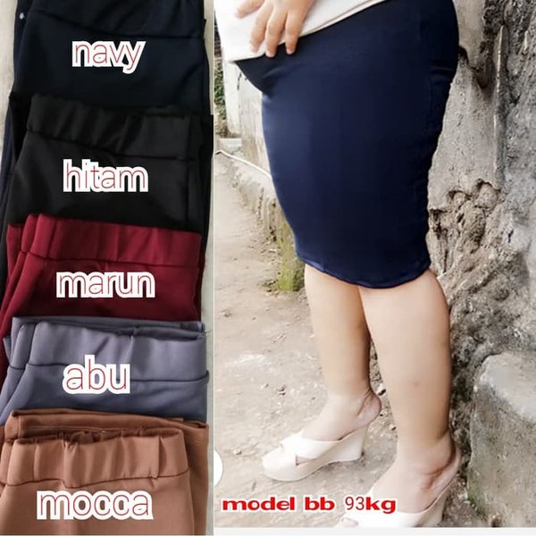 TERMURAH ROK SPAN PENDEK SCUBA // ROK PENDEK CASUAL SPAN