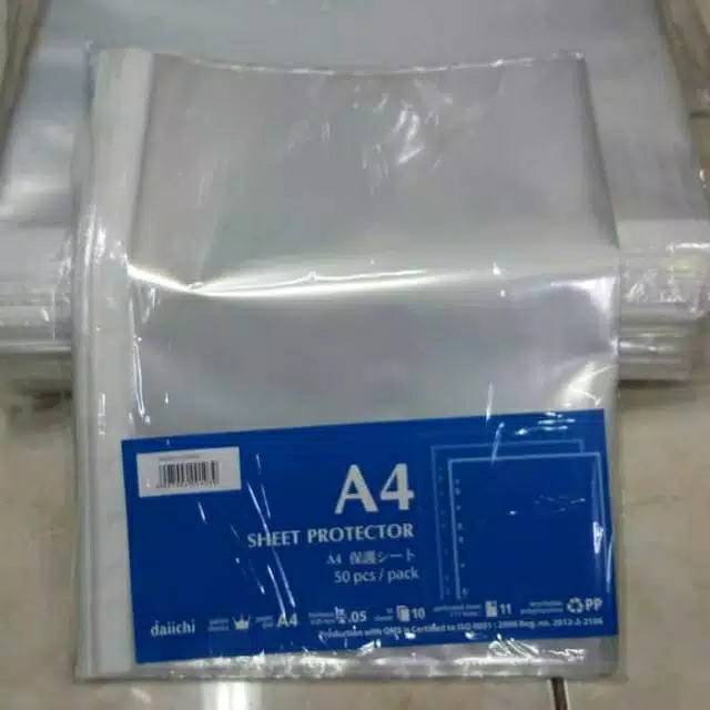 

Pp Pocket Daiichi Folio / A4 Per Pak isi 50 Lembar