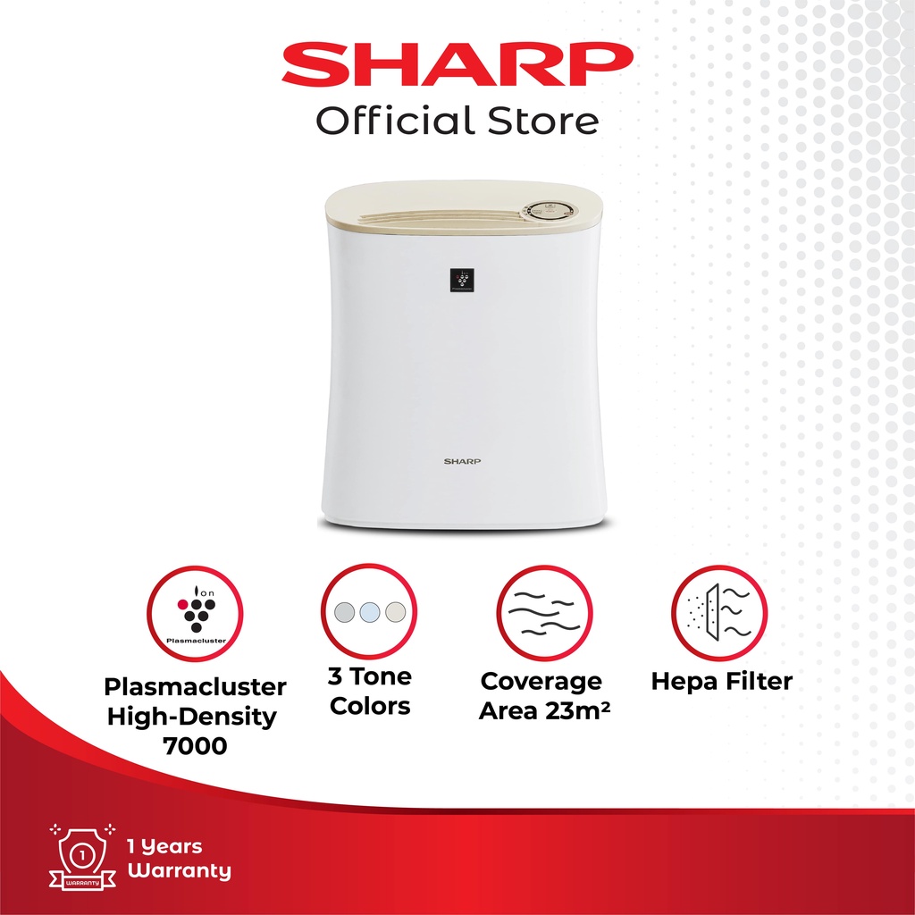 Sharp Air Purifier - Pembersih Udara Ruangan With Plasmacluster 23m� - FP-F30Y Color Random