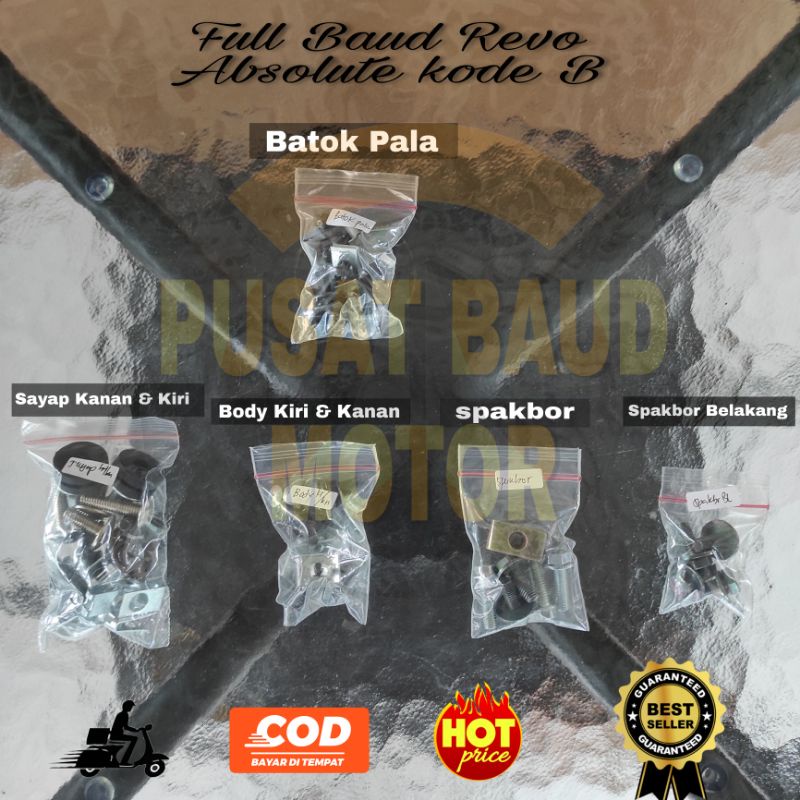 baut motor full set body honda Revo absolute