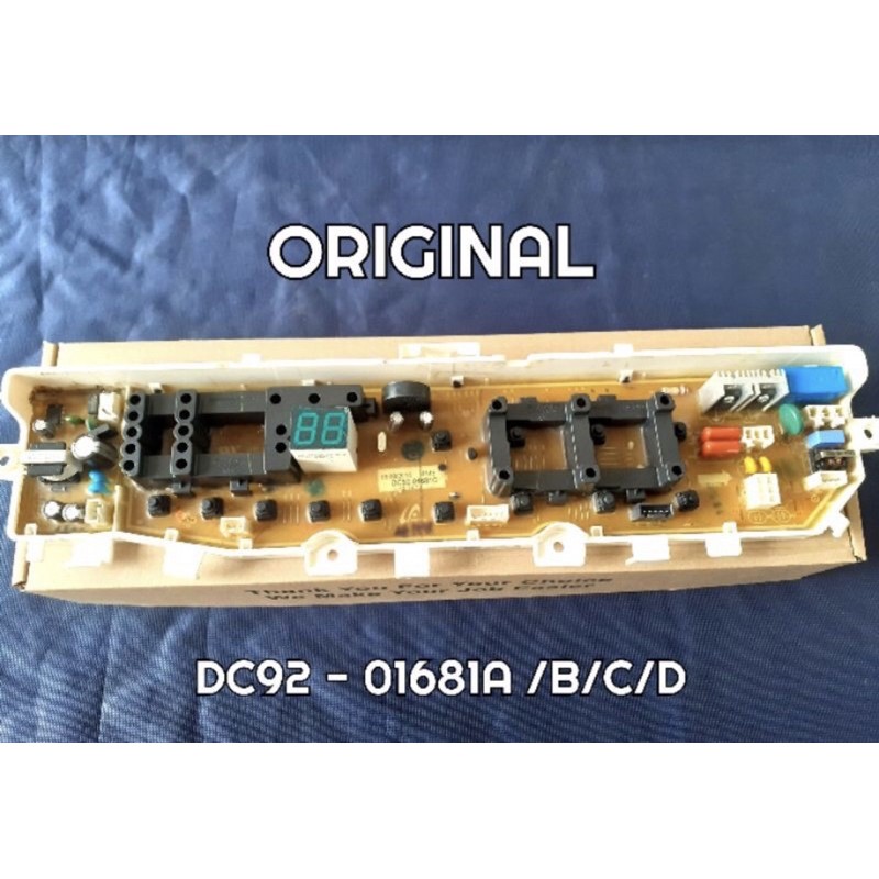 Modul pcb mesin cuci samsung Wa70h4000 wa80h4000 code part DC92 01681A ,B,C,D original