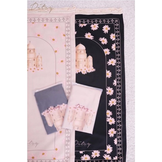 SAJADAH DITSY , SCATOLLA VINTAGE AGUTUS 2021 , RAINBOW CANTALOUPE NG (JUMBO) DITSY JUNY 2021