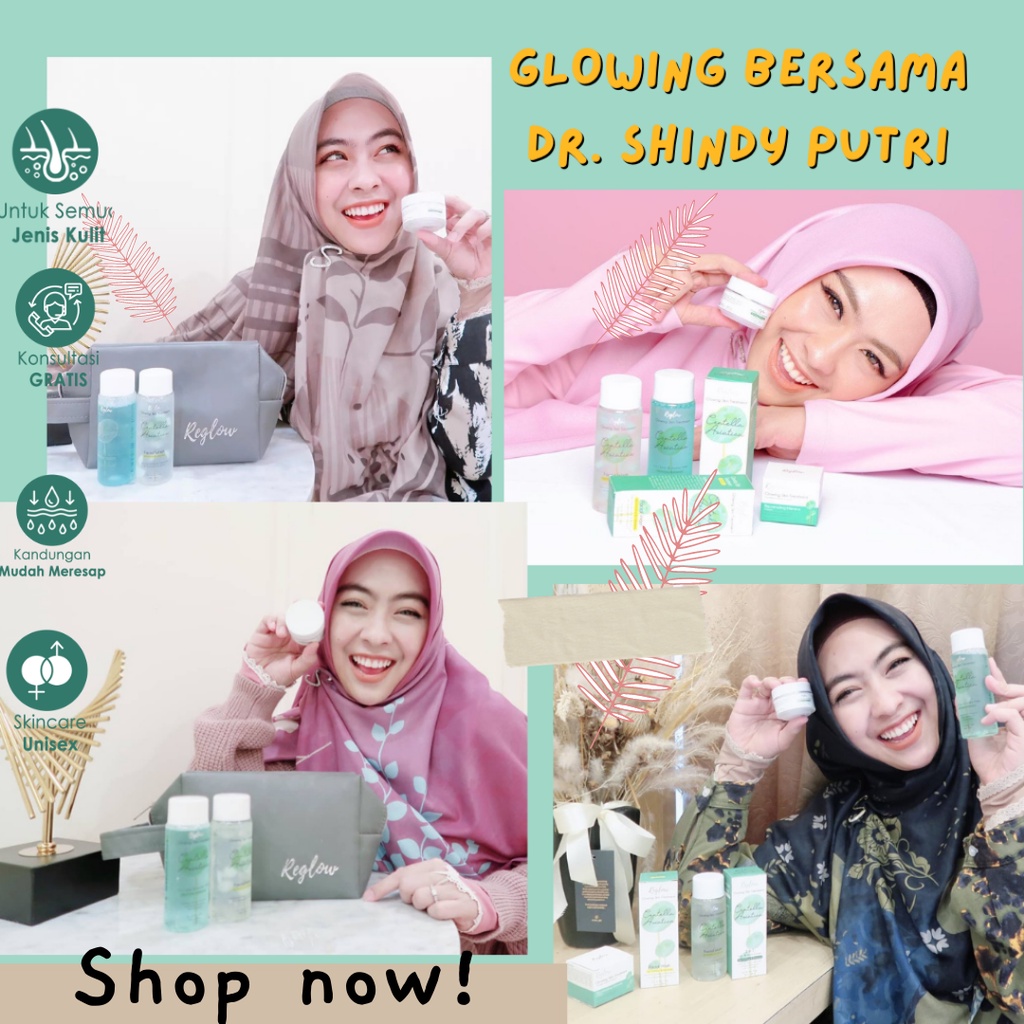 ( BISA COD ) AGEN RESMI - REGLOW GLOWING SKIN TREATMENT ORIGINAL BPOM - RE GLOW by dr shindy-7