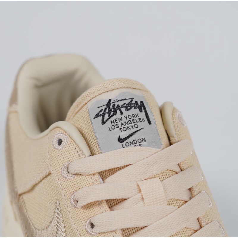 Sepatu Nike Air Force 1 Low X Stussy Fosl Cream 37_ 44 100% BNIB