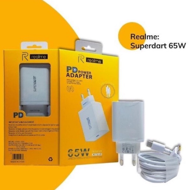 Charger Realme Ori 100% Type C to C SuperDart Vooc 65W 30W 20W Realme X/GT/ 7 pro/ 8 pro/X50/XT/X2/C25/C35/ Narzo/ 5 Pro