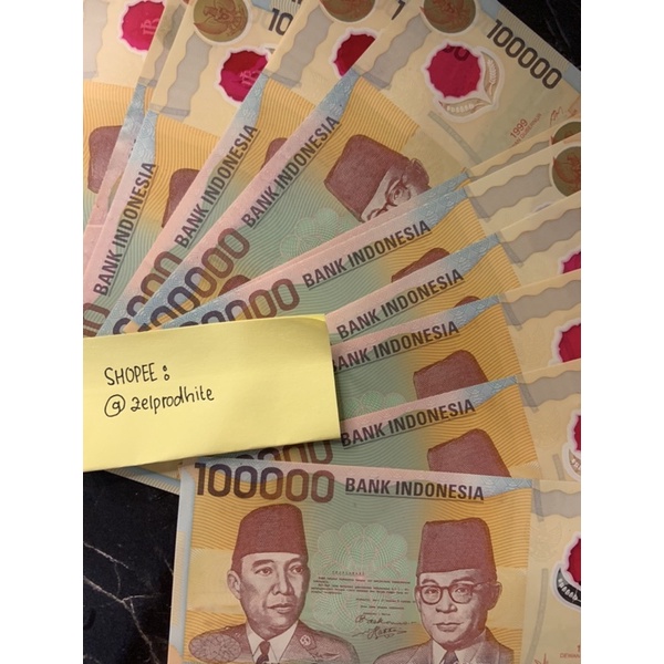 UANG POLYMER tahun 1999 100000 Uncirculated PERFECT CONDITION