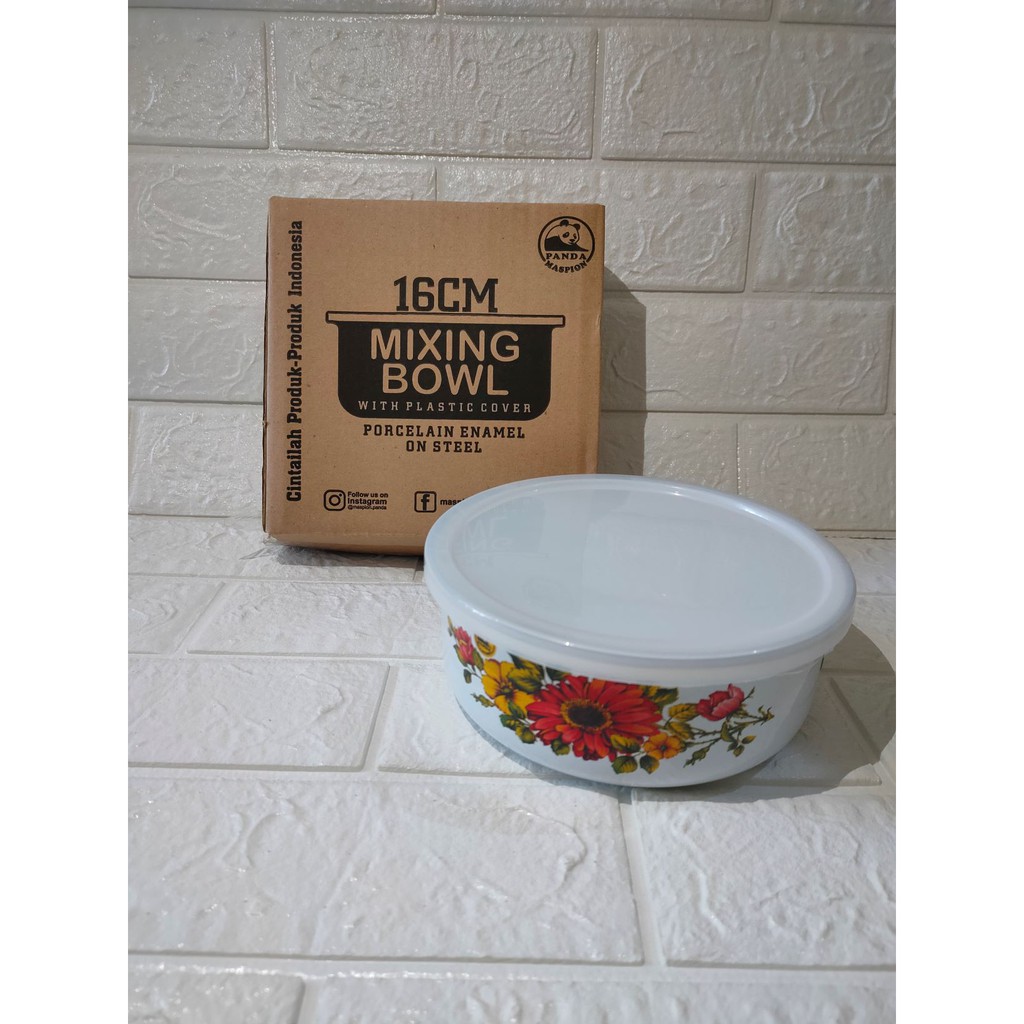 MIXING BOWL / MANGKUK MASPION / MANGKOK ENAMEL / MANGKOK TUTUP / MANGKOK TUTUP PLASTIK / MANGKOK MOT