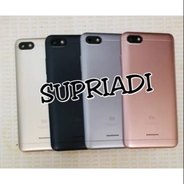 Backdoor Redmi 6A termurah Dual sim Tutup Belakang Redmi 6A