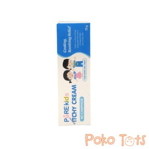 Pure Kids Itchy Cream 15gr Krim Pengurang Gatal Anak PureKids Pure Baby WHS