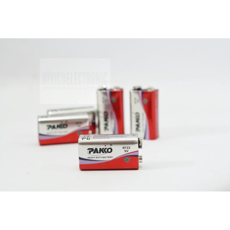 Baterai kotak 9v PAKKO