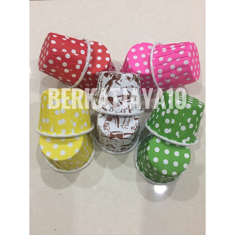 Rim Cup base 4cm tinggi 3 cm Cupcake Muffin Cake cases isi 25 pcs