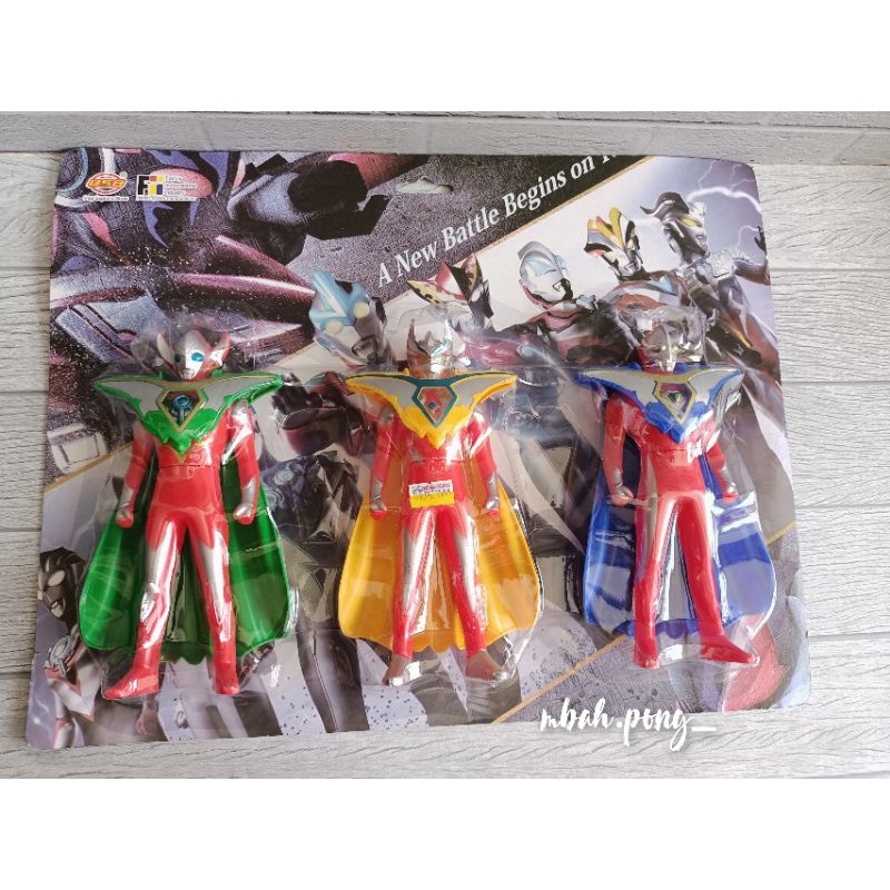 mainan robot ultraman x,mainan robot isi 3,mainan robot ultraman anak anak