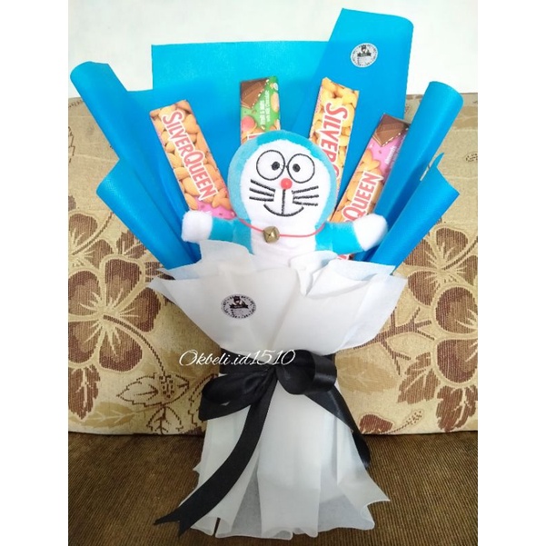 

bucket/buket coklat dan boneka