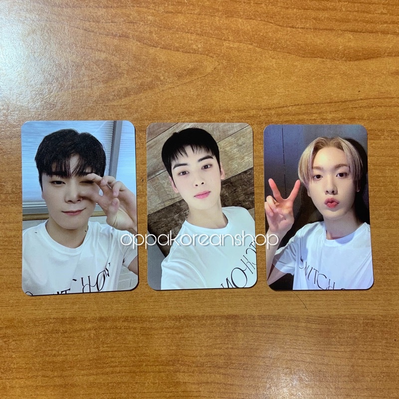 [READY] Official Photocard PC Benefit Music Korea Mukor Eunwoo / Moonbin / Sanha ASTRO Switch On