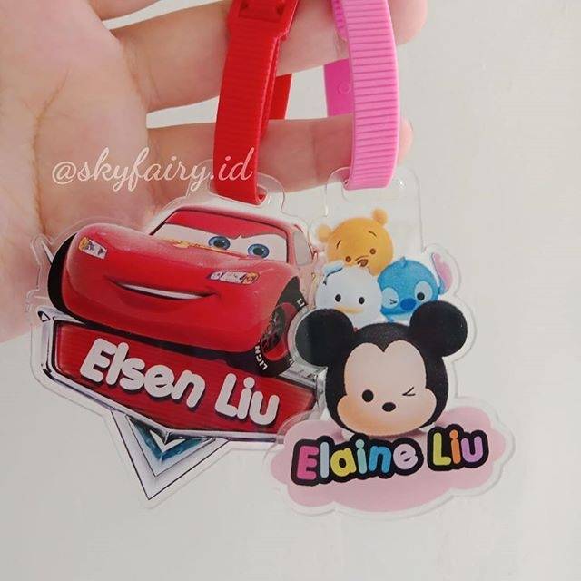 

Bagtag / Name Tag Karakter Custom Akrilik 1 sisi