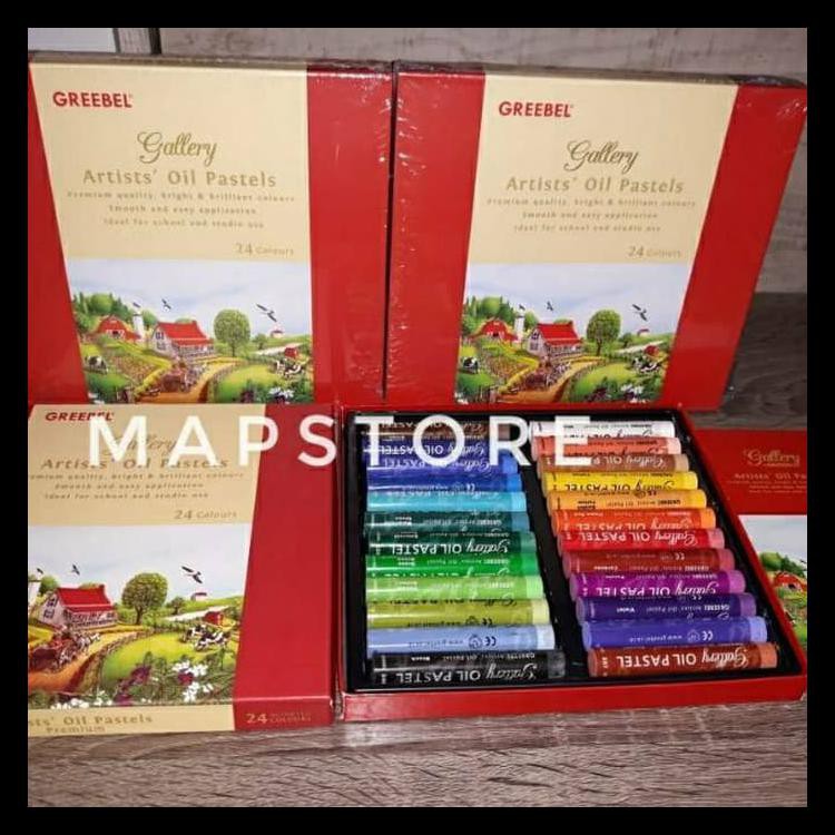 

Diskon Krayon Artists Greebel Oil Pastels Isi 24 Warna Promo