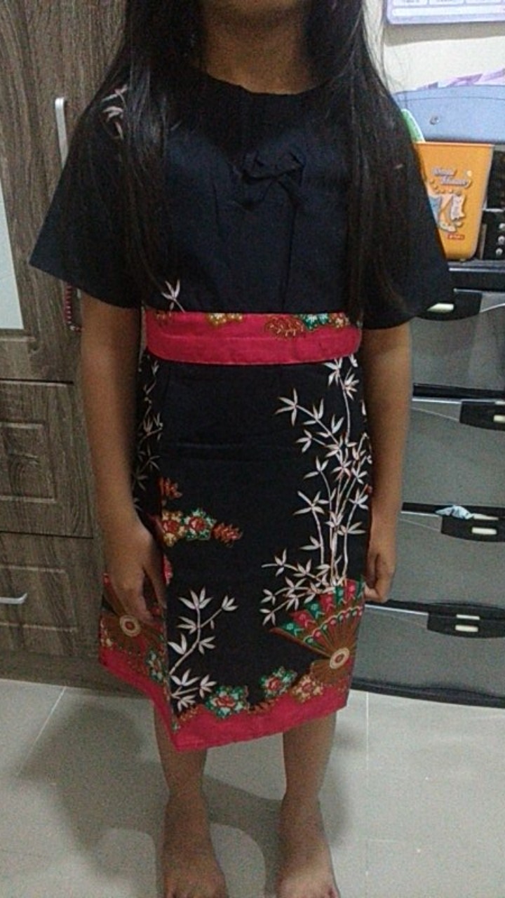 Dress Batik Anak Usia 2 Sampai 10 Tahun - Motif Batik Bervariasi - Batik Anak Harga Murah