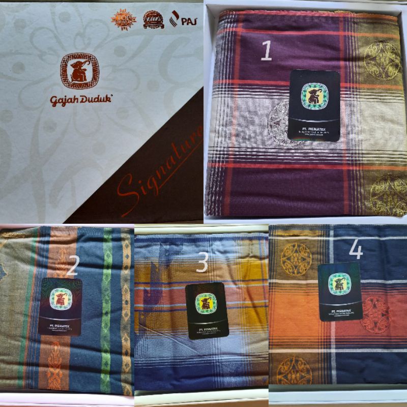 Sarung gajah duduk signature