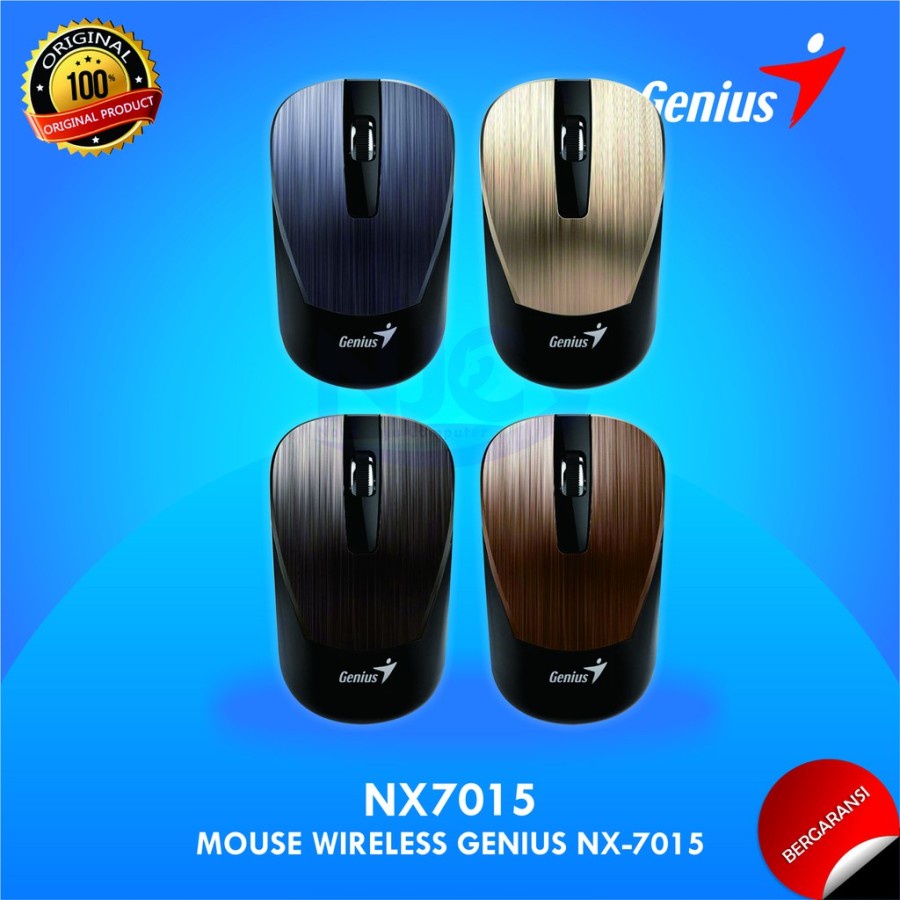 ORIGINAL GENIUS NX-7015/NX7015 Wireless Optical Mouse GARANSI RESMI