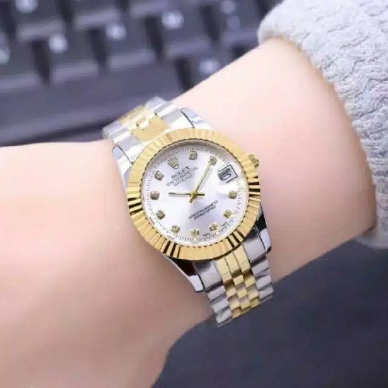 Jam Tangan R0lex Permata Terlaris Jam Tangan Wanita Kece COD