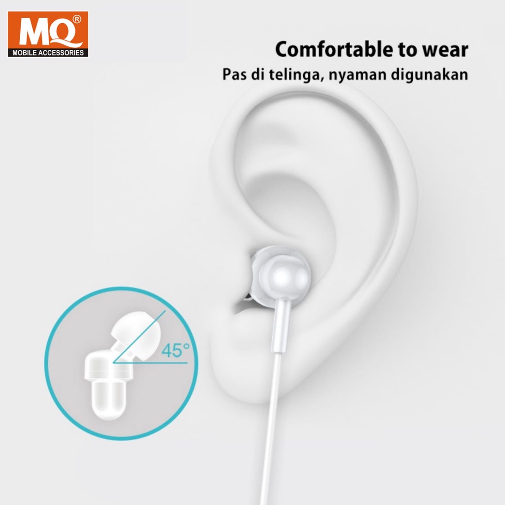 [WS] Earphone Headset Handsfree Super Bass In-Ear HiFi dengan Mikropon MQ-127