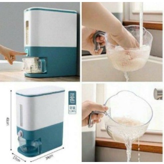 [ ABJ ] Dispenser Beras / Tempat Beras / Wadah Beras / Dispenser Beras Praktis