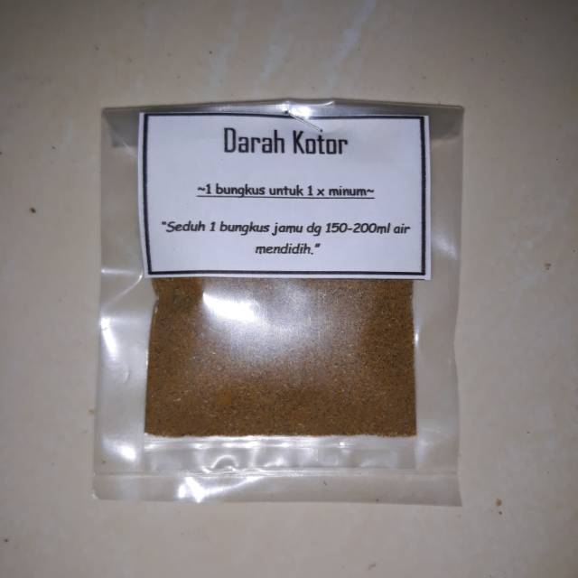 

Jamu darah kotor