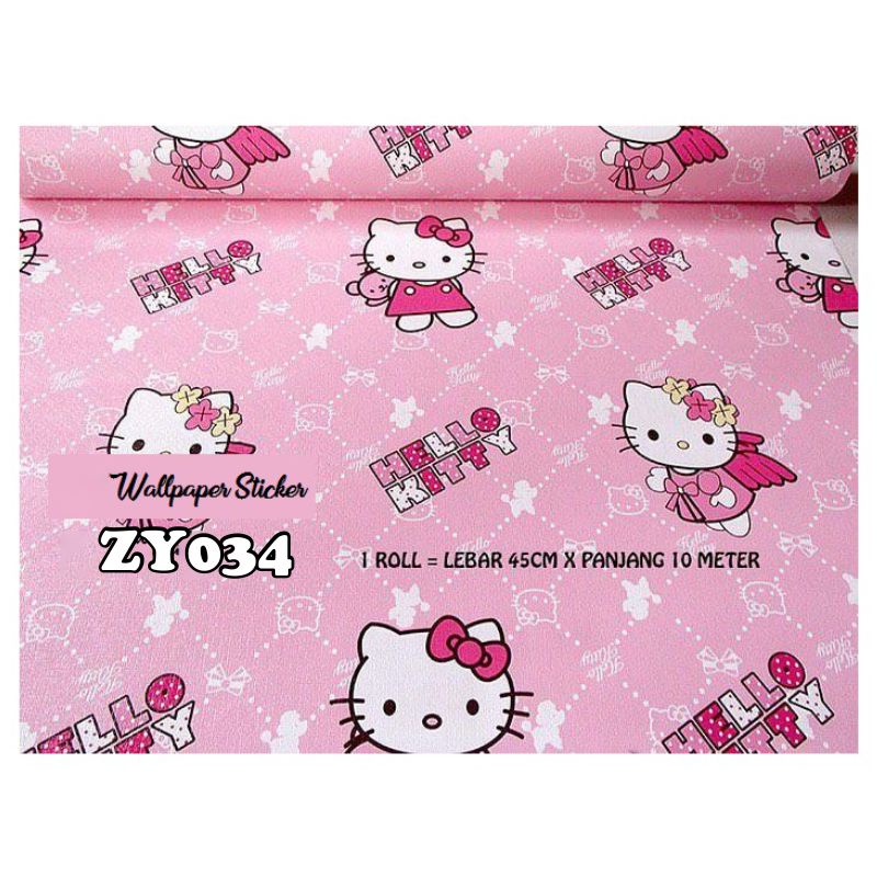 Wallpaper Dinding ZY Aesthetic Wallstiker Kamar Tidur Anak Bertekstur 3D Ukuran 45cm x 5m WD