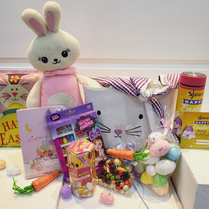 

Paket dekorasi box hampers easter bunny eggs kelinci telur paskah 80
