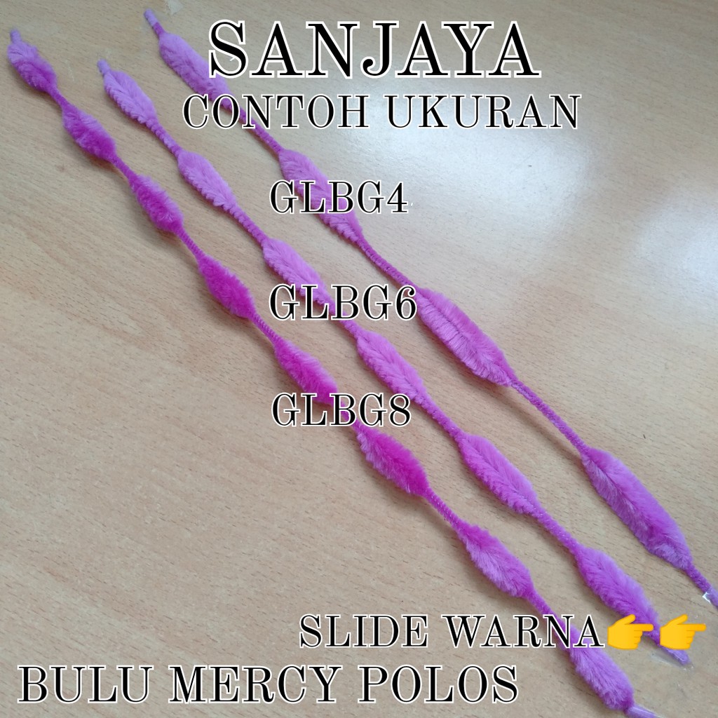 KAWAT BULU / KAWAT BULU MERCY POLOS / PIPE CLEANER / KAWAT KERAJINAN TANGAN WARNA WARNI / MISC BULU MERCY POLOS GLBG 4