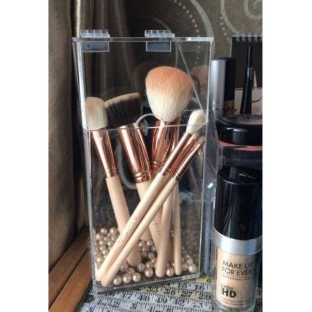 

Acrylic tempat brush x mini , akrilik brush , brush organizers , brush holder acrylic