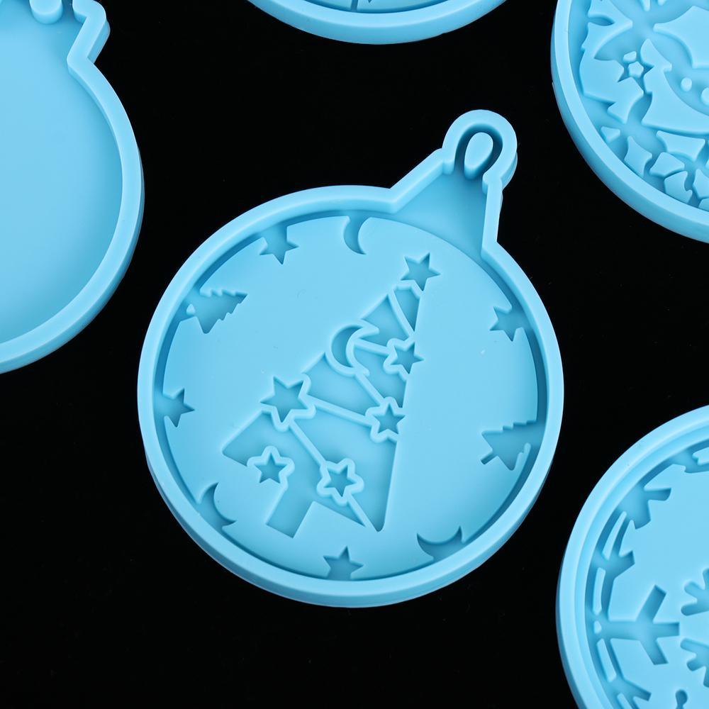 Top Cetakan Bola Natal Xmas ball Cake Tools Clay Mold Alat Membuat Perhiasan