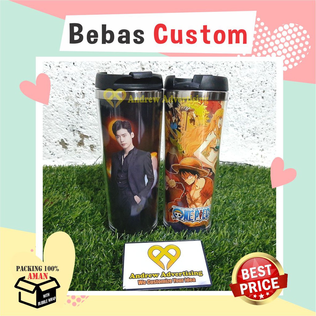 Stainless Tumbler Botol Starbuck Custom Gambar