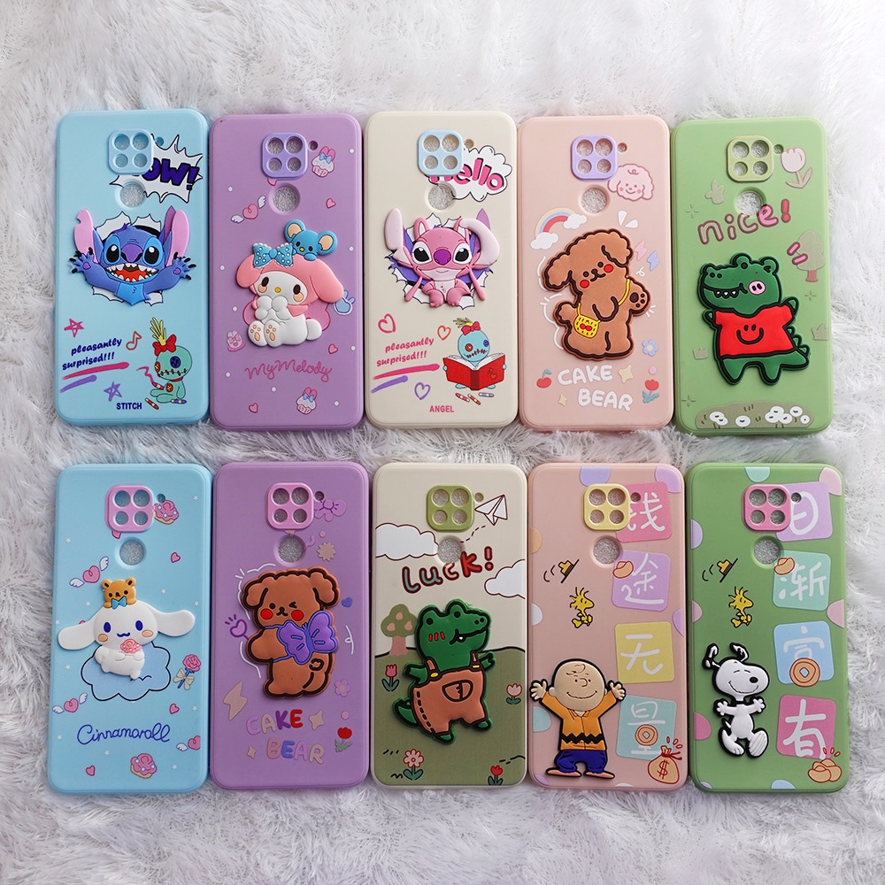 SOFTCASE 3D SAMSUNG A02 A22 A32 A52  A72 IPHONE 6S PLUS 7 PLUS X XR OPPO A15 A9 2020 RENO 6 5G REALME C20 VIVO Y20 XIAOMI NOTE 10 9 9 PRO CASING KARAKTER CASE 3D DISNEY