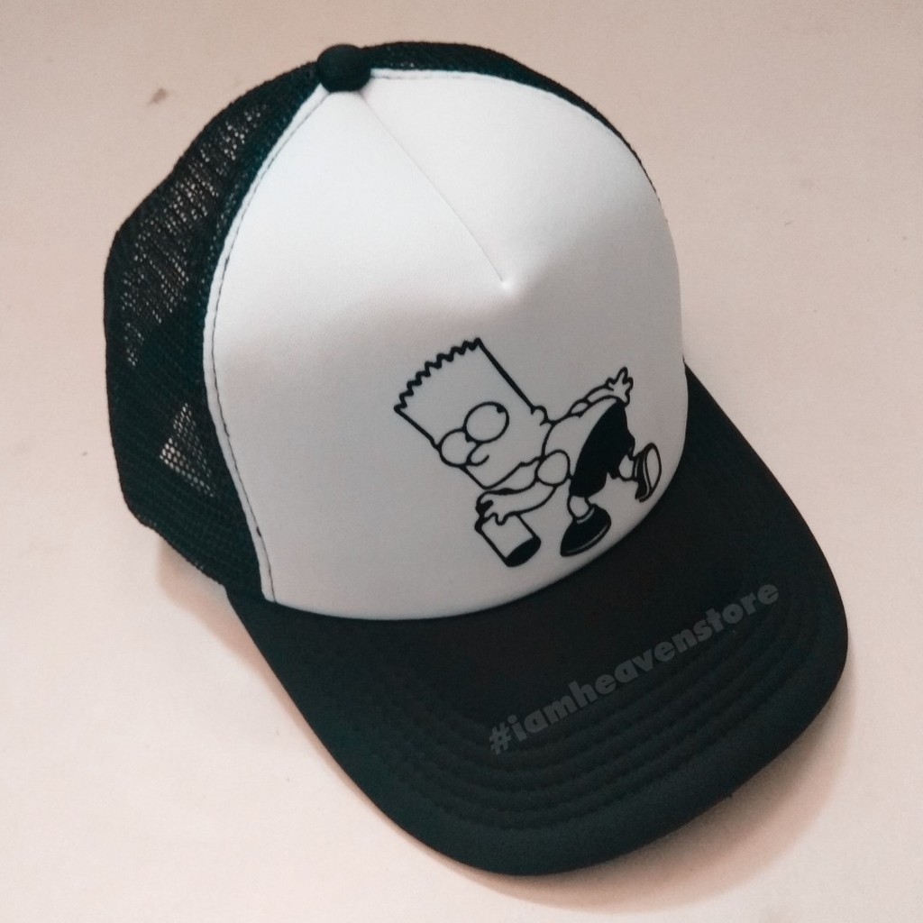 Topi Bart The Simpson Trucker Jaring Terbaru 2021