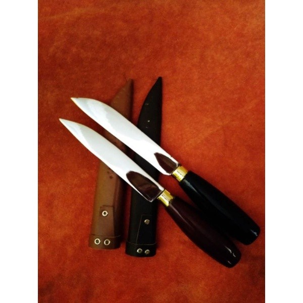 Pisau Seset Kulit - Seset Banten Tajam Super Sale Pisau Dapur Pisau Big Petir Asli -