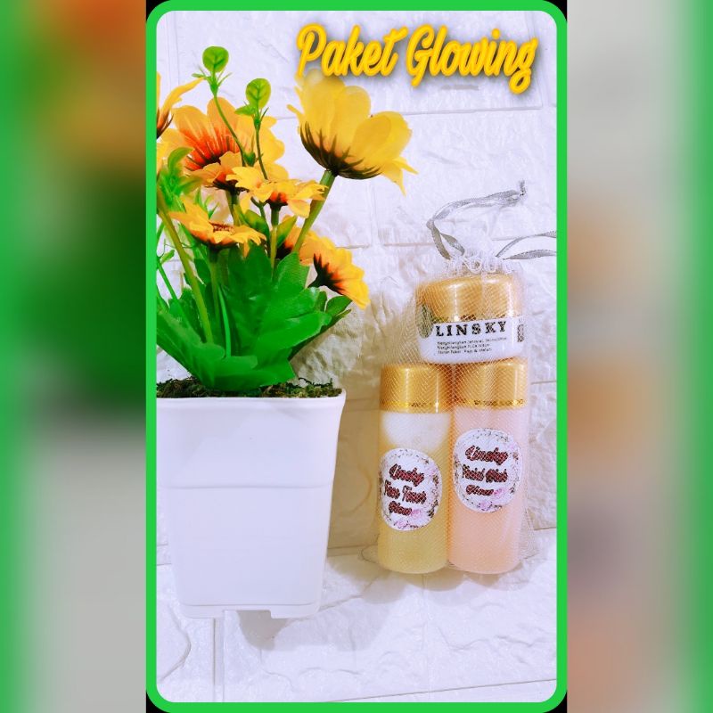LINSKY PAKET SUPER GLOWING ORIGINAL (TERLARISS)